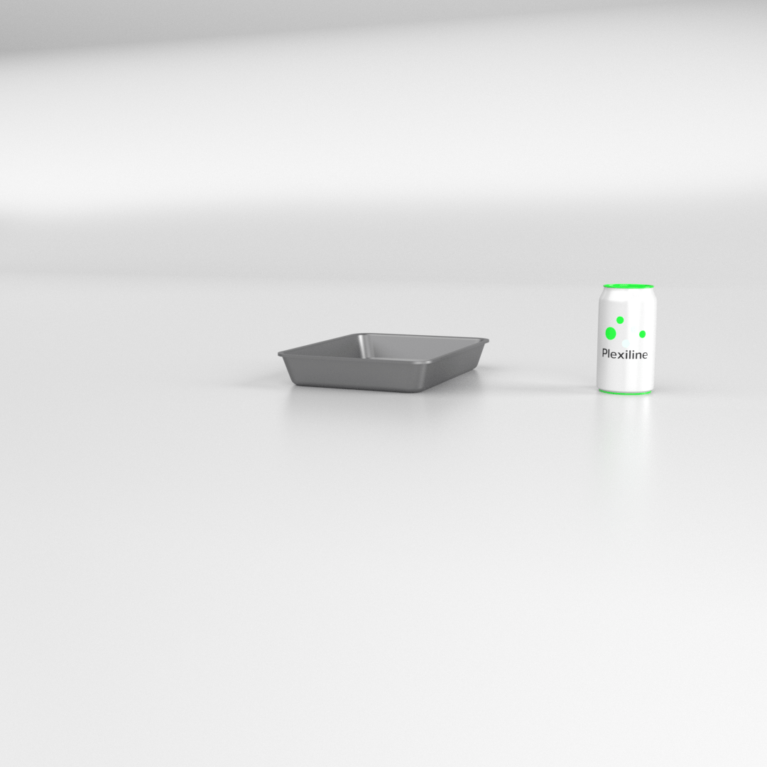 PLATEAU GASTRO 1/5 40 (265 X 200 X 40 MM) DARK SMOKE