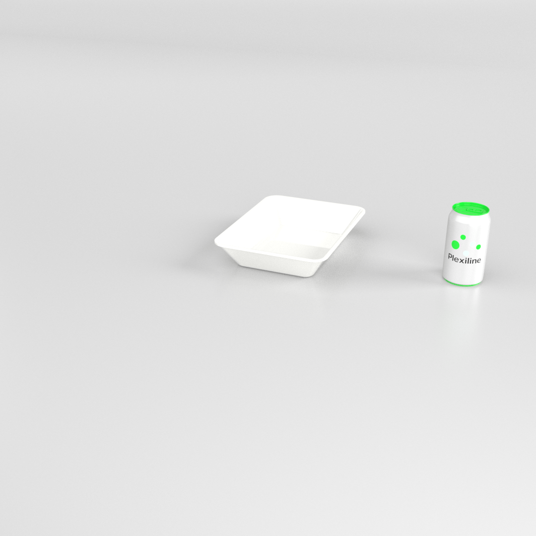 PLATEAU GASTRO 1/5 50 (265 X 200 X 50 MM) BLANC