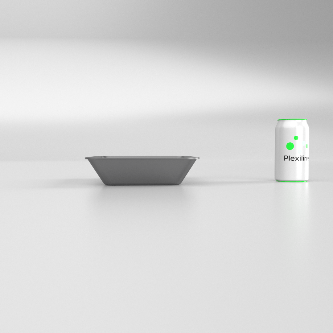 PLATEAU GASTRO 1/5 50 (265 X 200 X 50 MM) DARK SMOKE