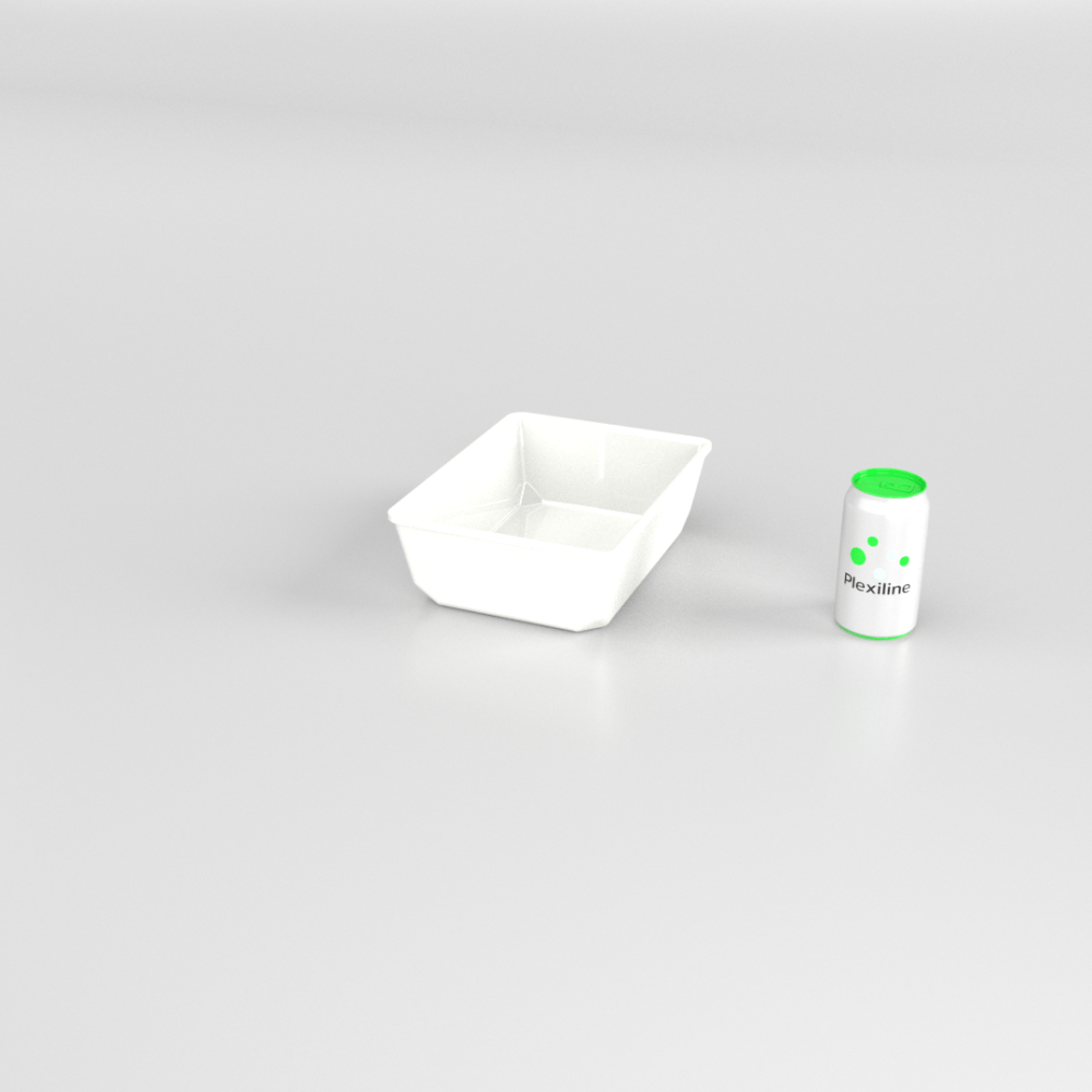 PLATEAU GASTRO 1/5 80 (265 X 200 X 80 MM) BLANC PLATEAU GASTRO 1/5 80 (265 X 200 X 80 MM) BLANC