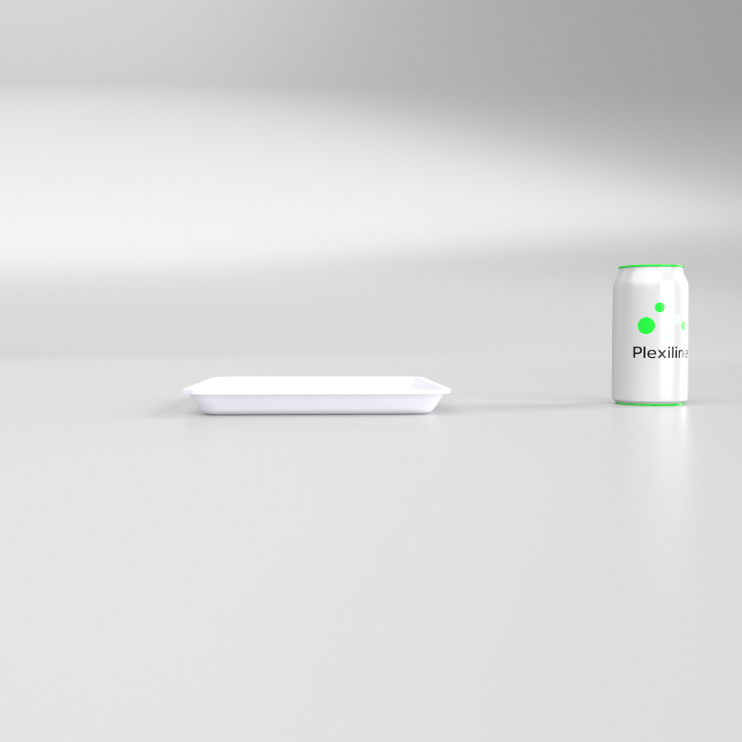 PLATEAU GASTRO 1/5 20 (265 X 200 X 20 MM) BLANC SMOKE