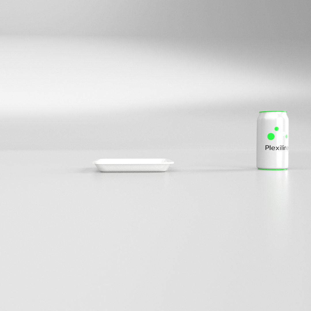 PLATEAU GASTRO 1/6 50 (176 X 162 X 50 MM) BLANC