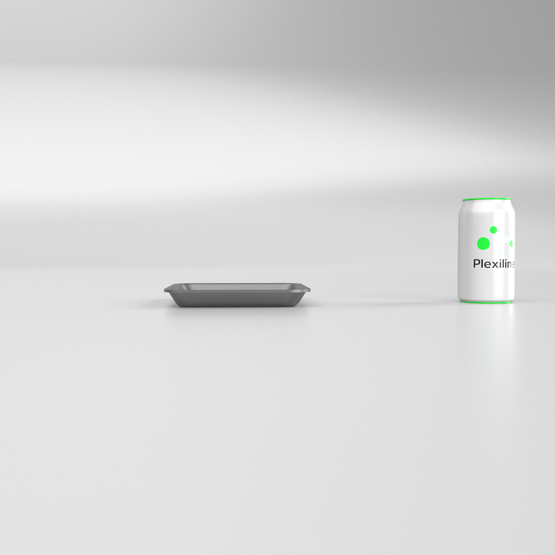 PLATEAU GASTRO 1/6 20 (176 X 162 X 20 MM) DARK SMOKE