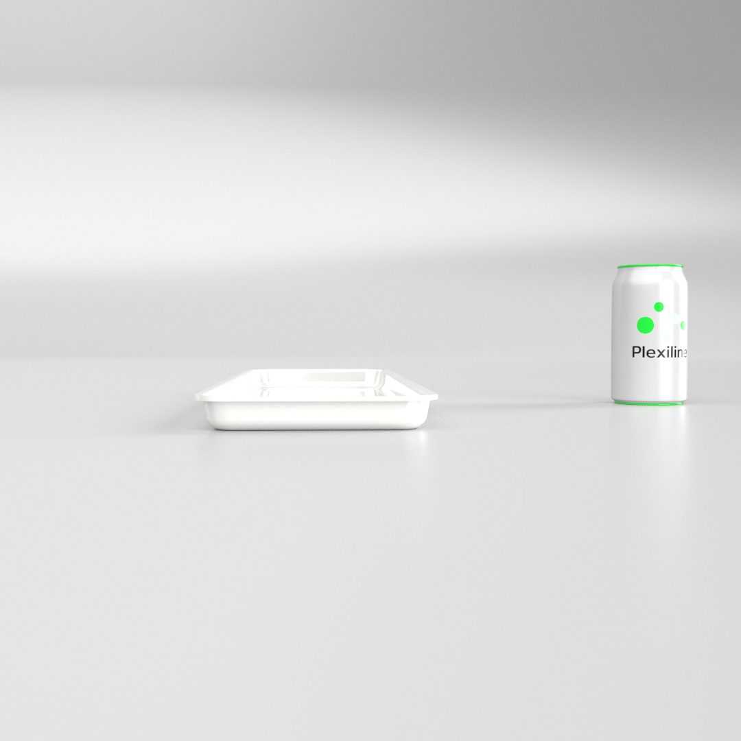 PLATEAU GASTRO 2/4 20 (530 X 162 X 20 MM) BLANC
