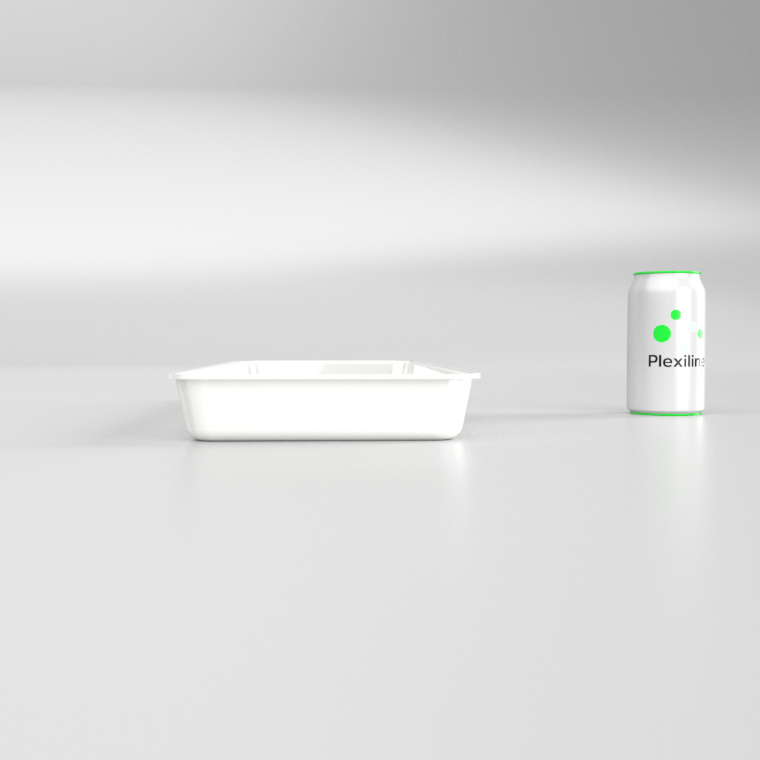 PLATEAU GASTRO 2/5 40 (530 X 200 X 40 MM) BLANC
