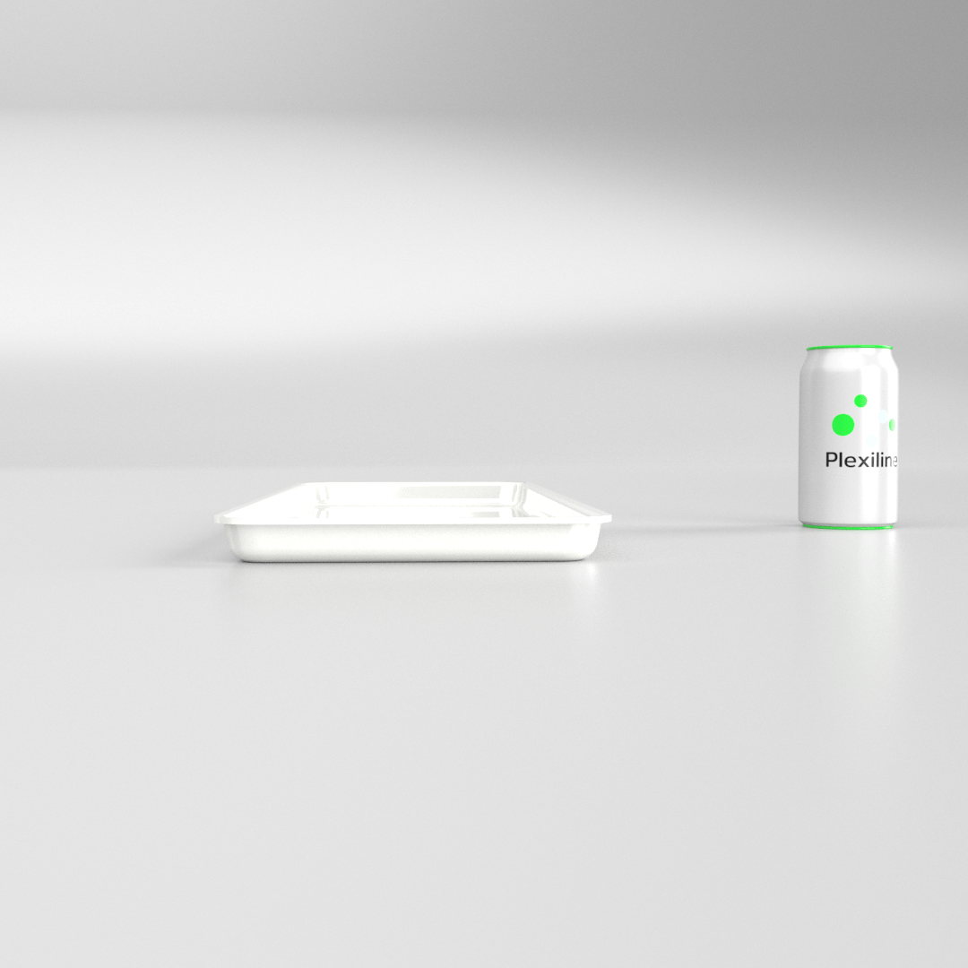 PLATEAU GASTRO 2/5 20 (530 X 200 X 20 MM) BLANC