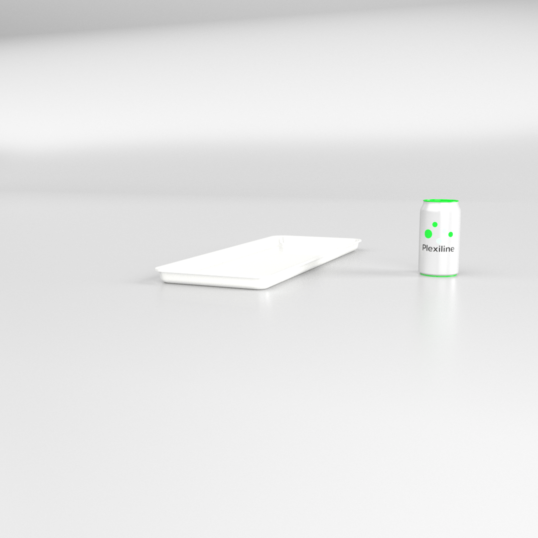 PLATEAU GASTRO 2/5 20 (530 X 200 X 20 MM) BLANC