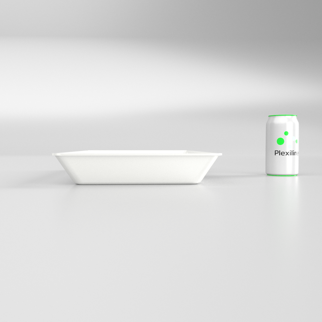 PLATEAU GASTRO 3/4 50 (487 X 265 X 50 MM) BLANC