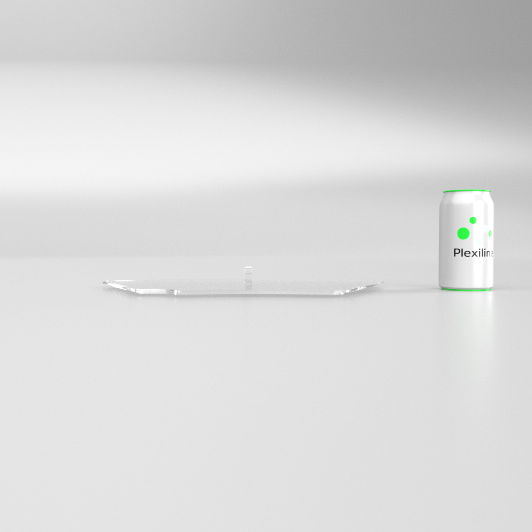 COUVERCLE AVEC FRAISAGE PET50N2_45 TRANSPARENT