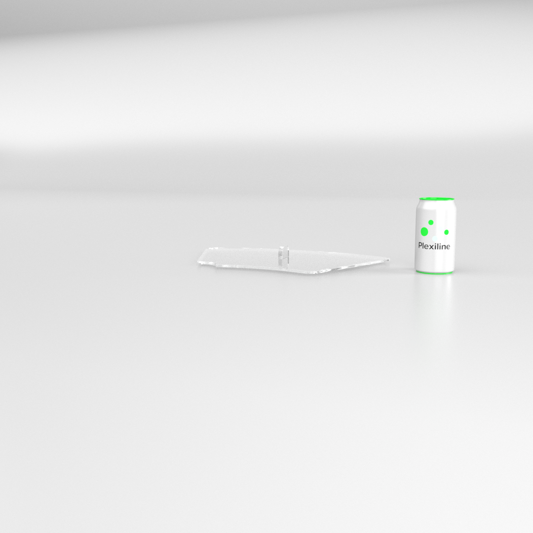 COUVERCLE AVEC FRAISAGE PET50N2_45 TRANSPARENT
