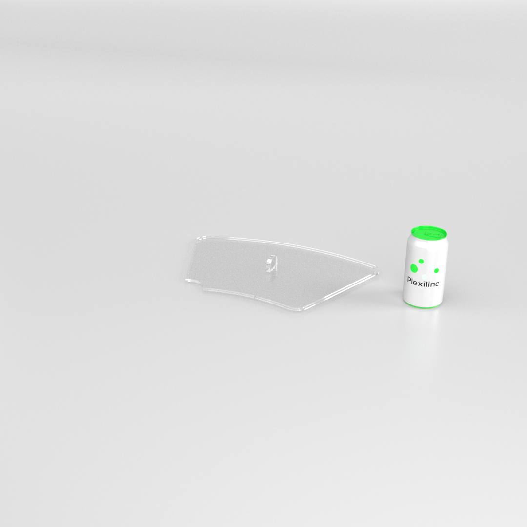 COUVERCLE AVEC FRAISAGE PET50N2_45 TRANSPARENT