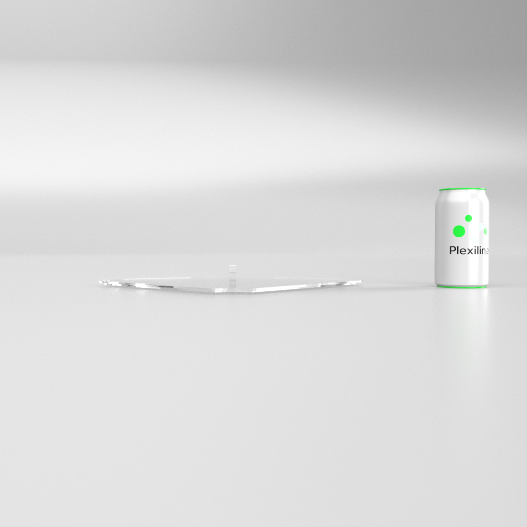 COUVERCLE AVEC FRAISAGE PETSAL50 TRANSPARENT