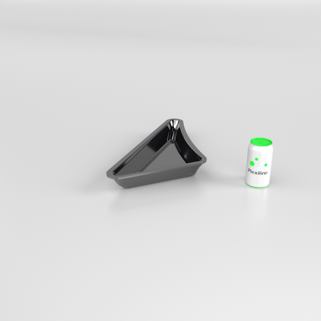 TRIANGLE PETALE GAUCHE 50 MM NOIR