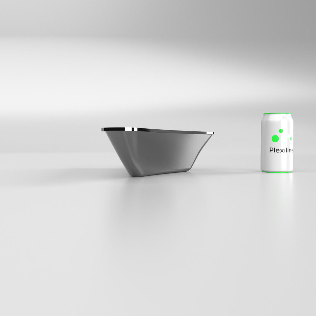 TRIANGLE PETALE DROIT 80 MM NOIR