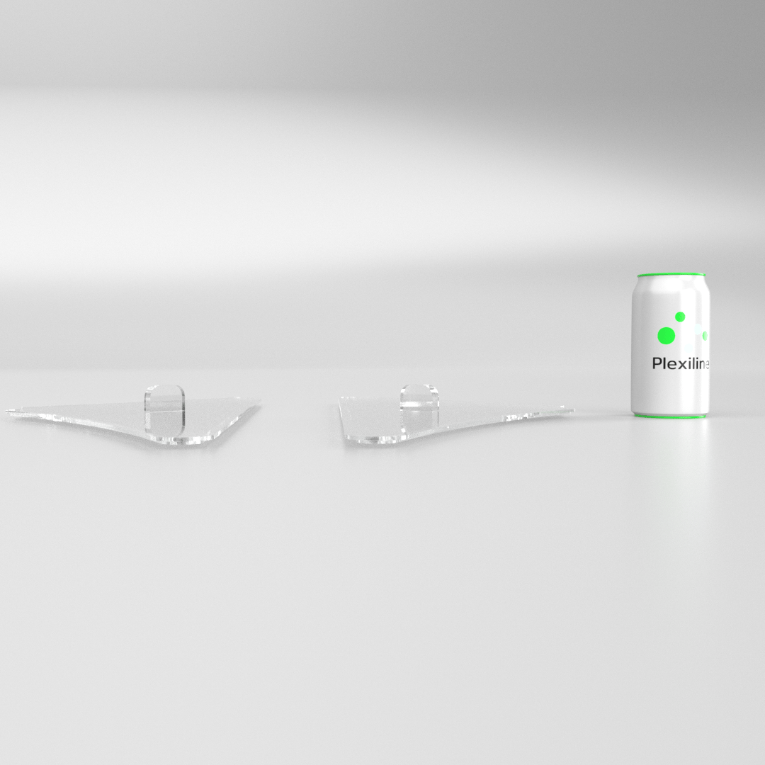 COUVERCLES AVEC FRAISAGE PETTRI (G & D) TRANSPARENT