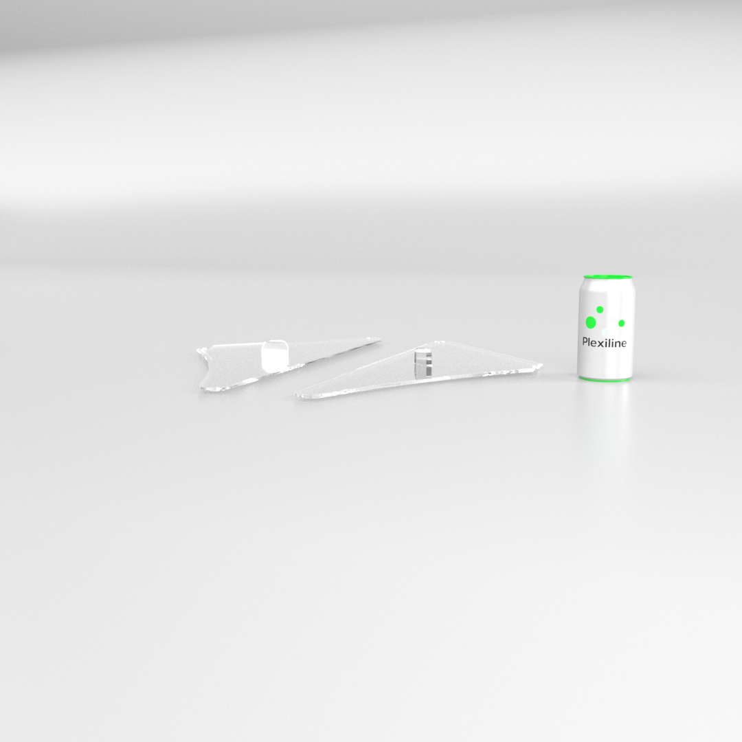 COUVERCLES AVEC FRAISAGE PETTRI (G & D) TRANSPARENT