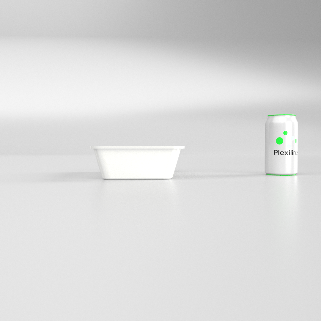 PLATEAU 280 X 170 X 060 MM BLANC