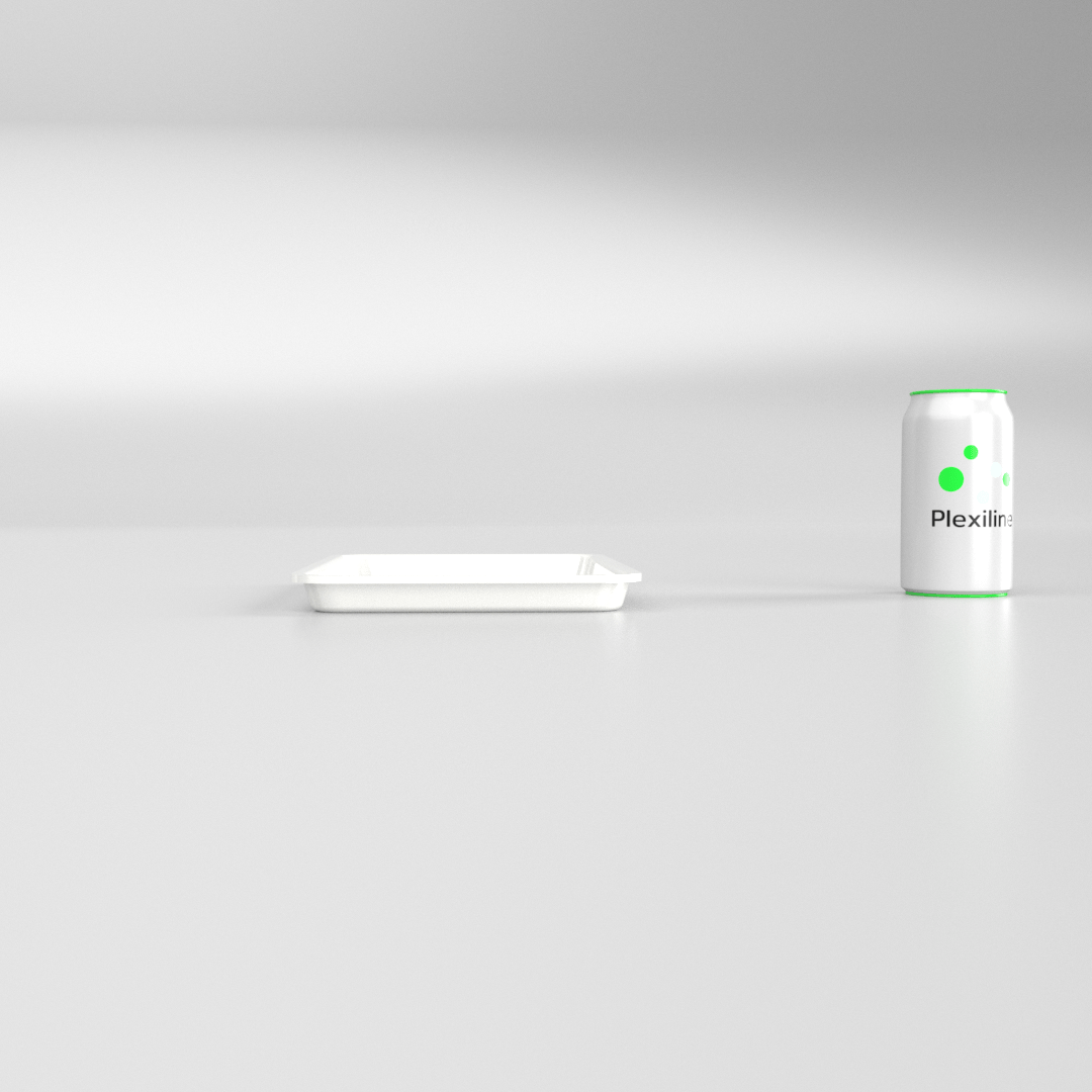 PLATEAU 280 X 195 X 020 MM BLANC