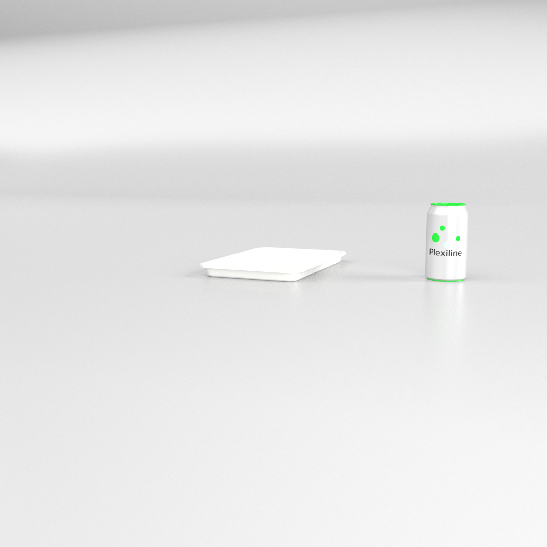 PLATEAU 280 X 195 X 020 MM BLANC