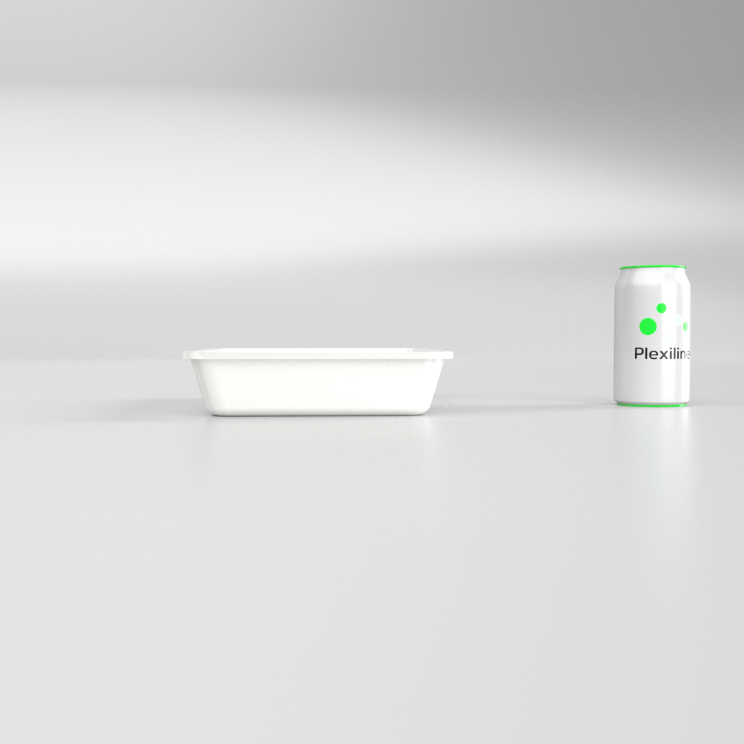 PLATEAU 280 X 210 X 050 MM BLANC