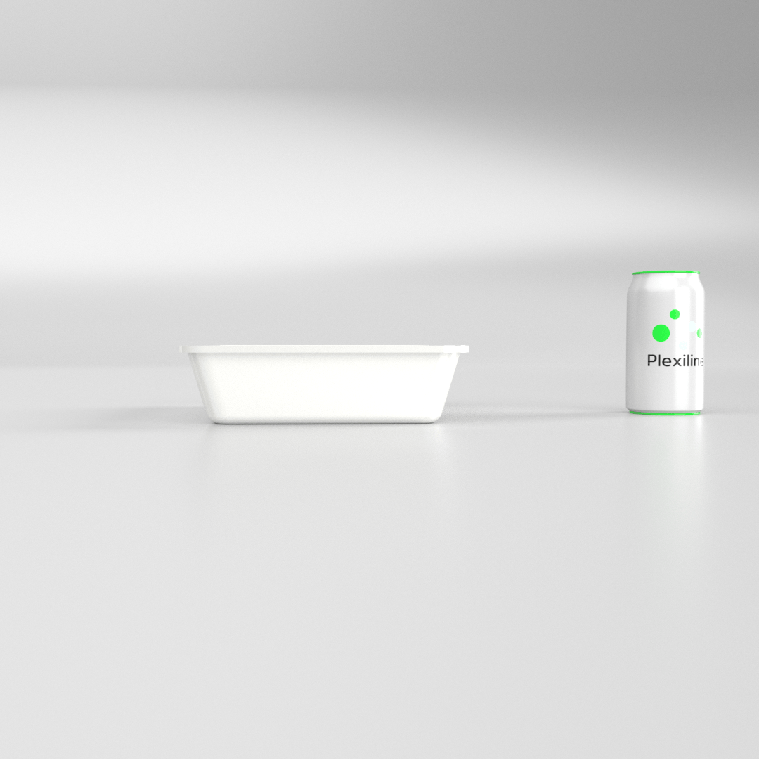 PLATEAU 280 X 210 X 060 MM BLANC