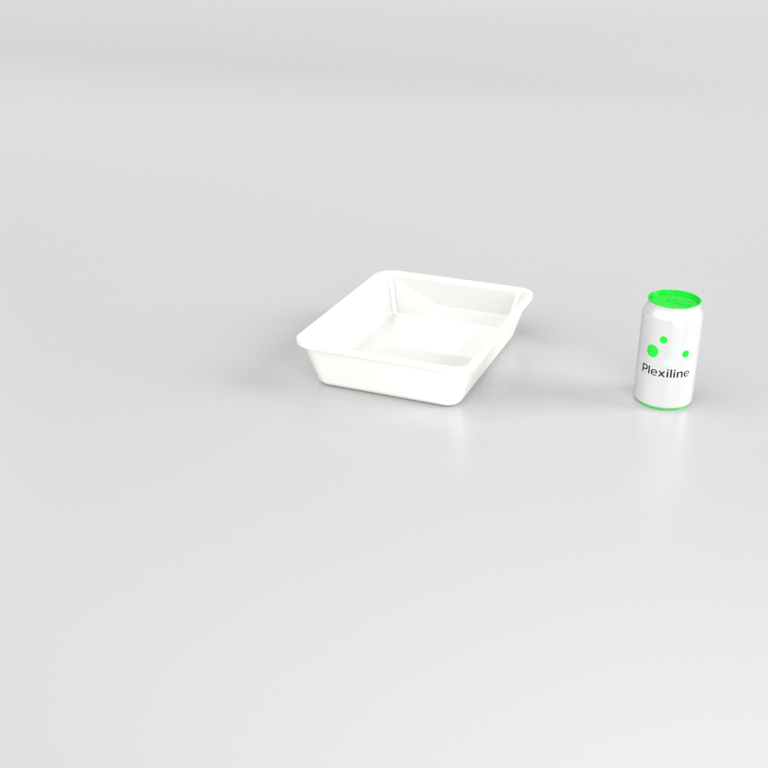 PLATEAU 280 X 210 X 060 MM BLANC