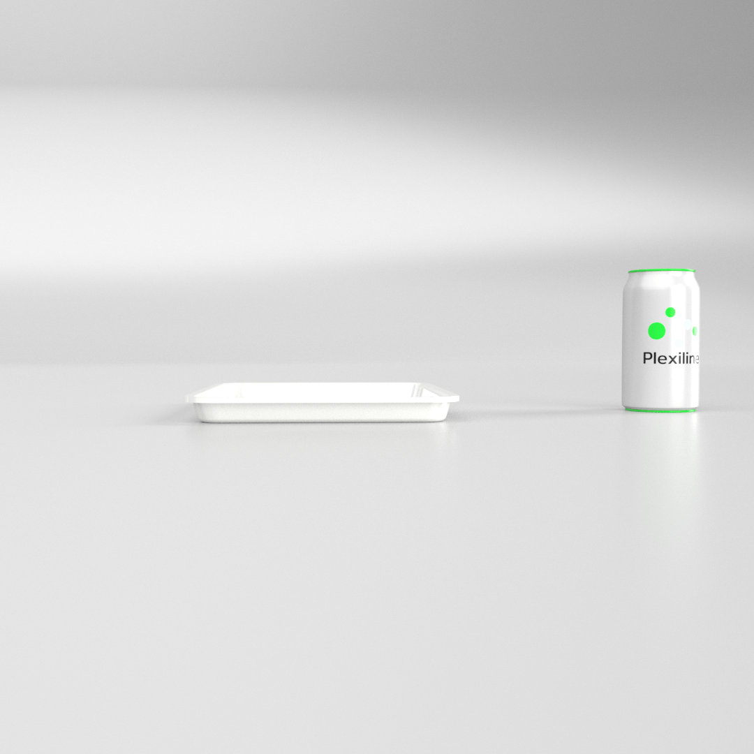 PLATEAU 280 X 210 X 020 MM BLANC