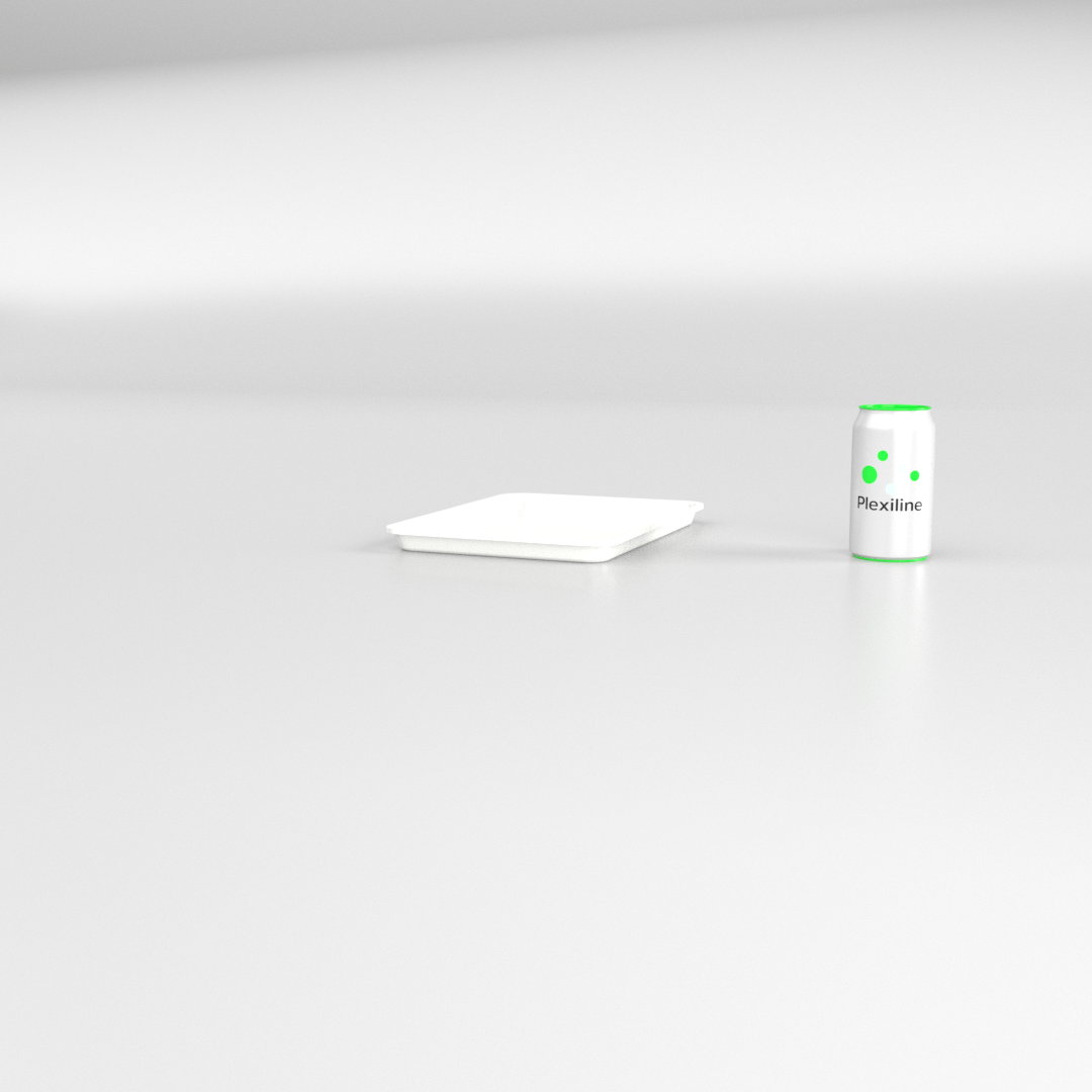 PLATEAU 280 X 210 X 020 MM BLANC