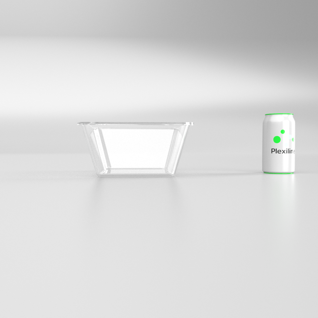 PLATEAU 280 X 210 X 100 MM TRANSPARENT