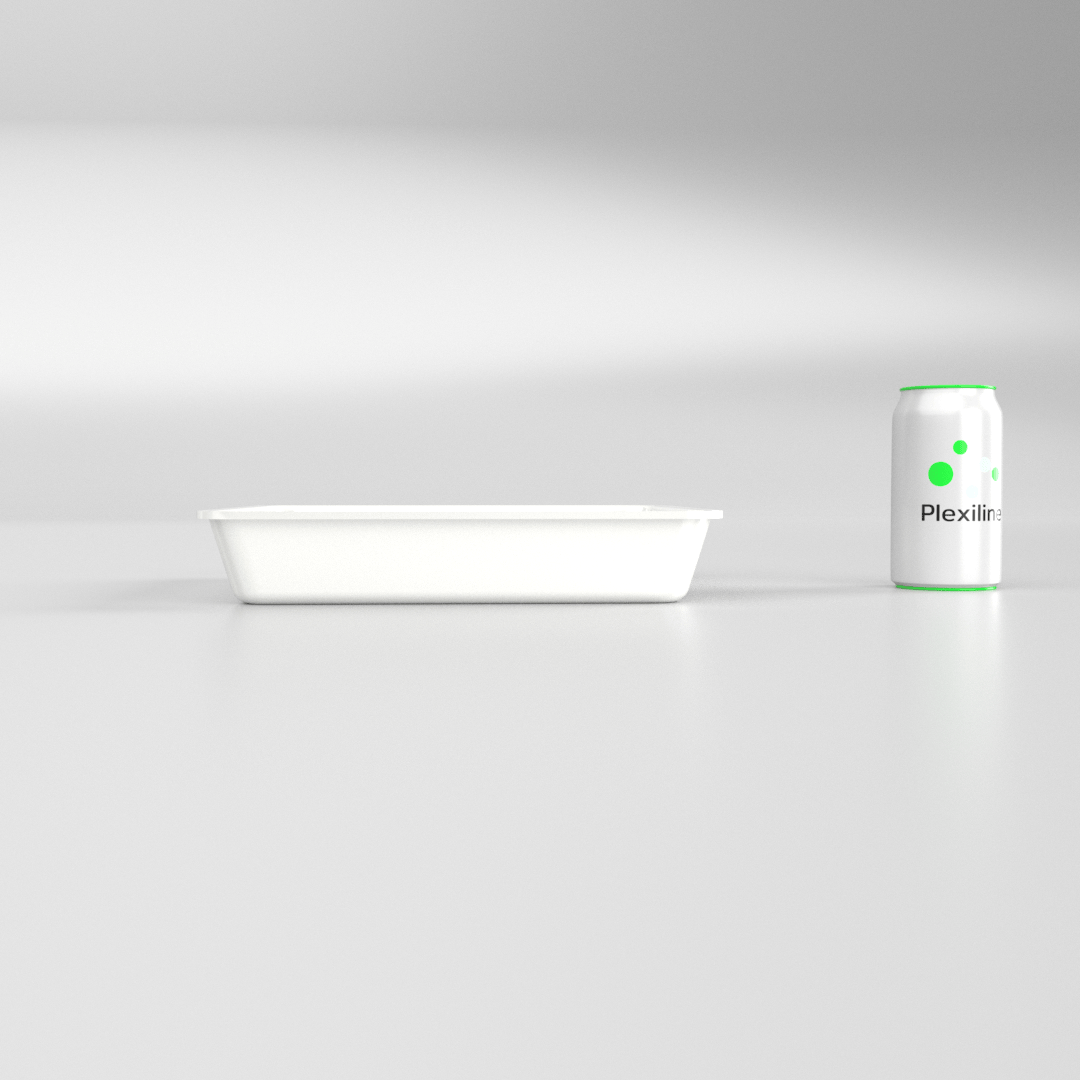 PLATEAU 280 X 280 X 050 MM BLANC