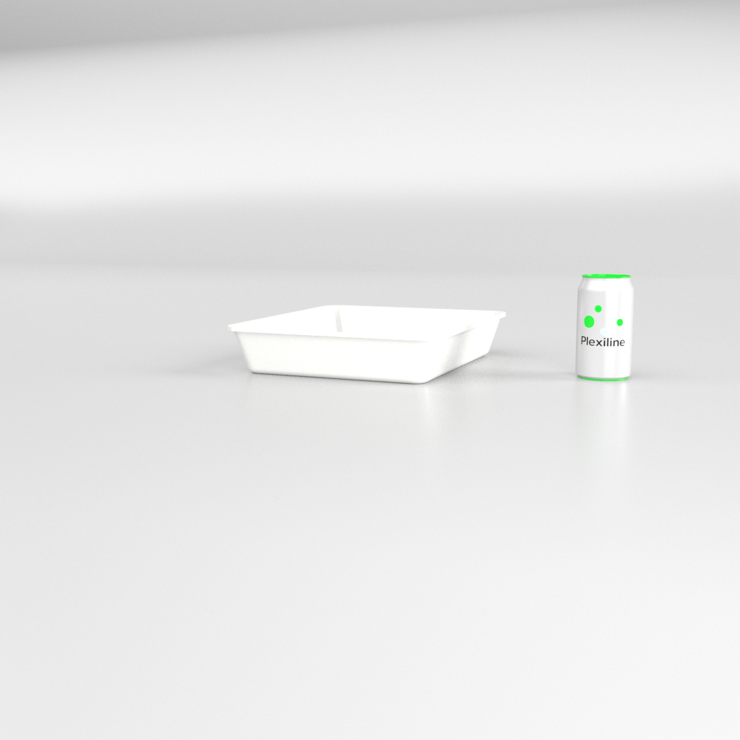 PLATEAU 325 X 280 X 060 MM BLANC