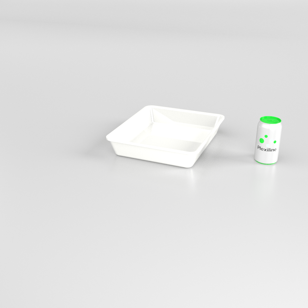 PLATEAU 325 X 280 X 060 MM BLANC