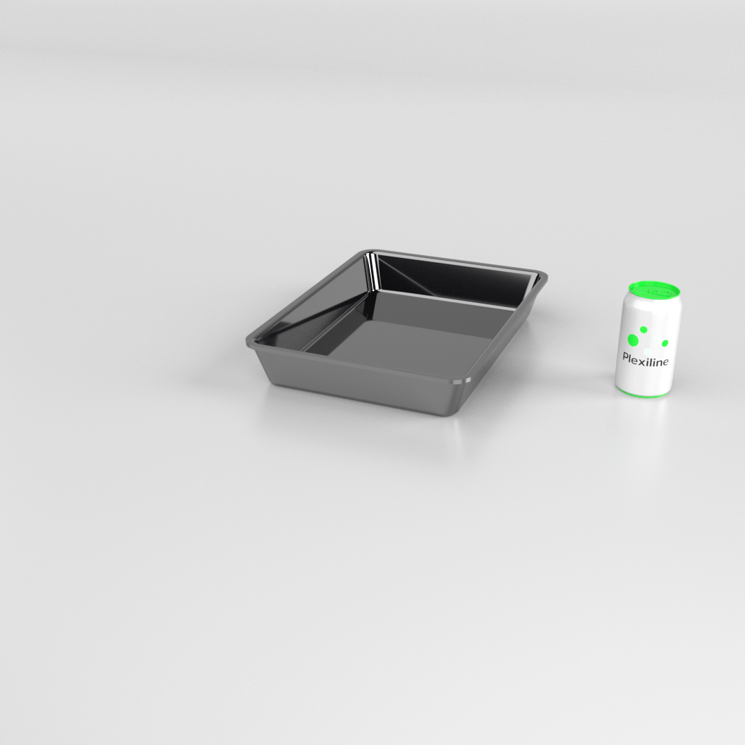 PLATEAU 380 X 280 X 060 MM NOIR