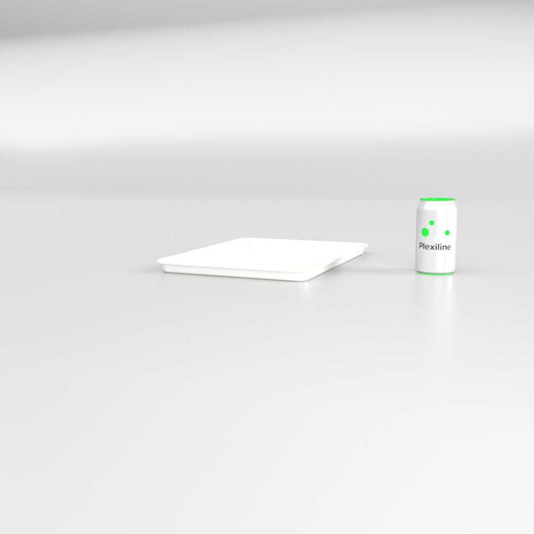 PLATEAU 380 X 280 X 020 MM BLANC