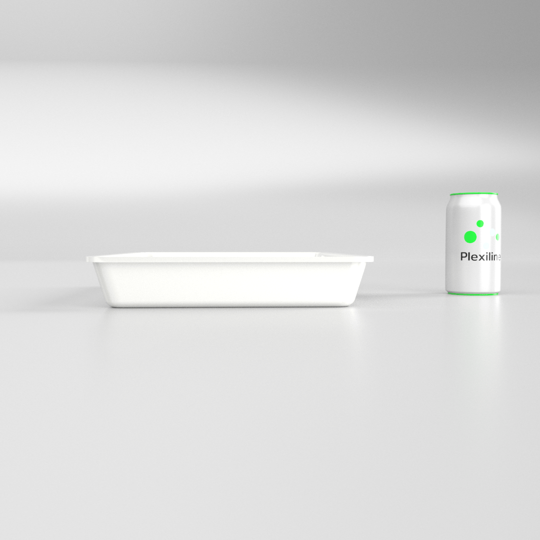 PLATEAU 420 X 280 X 050 MM BLANC
