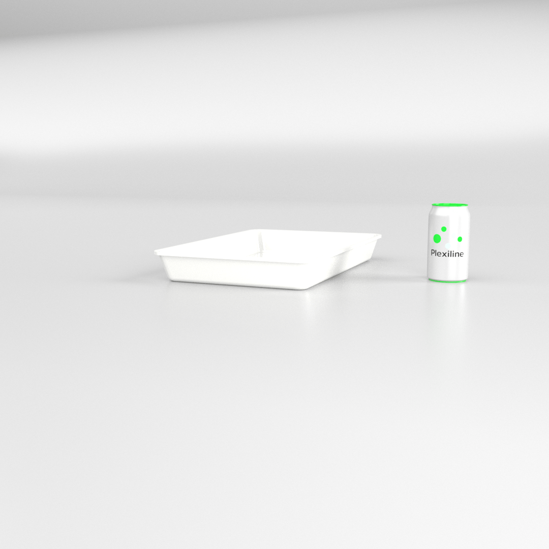 PLATEAU 420 X 280 X 050 MM BLANC