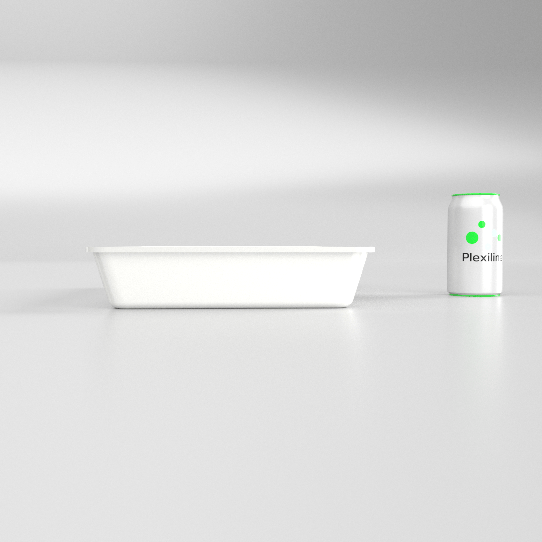 PLATEAU 420 X 280 X 060 MM BLANC