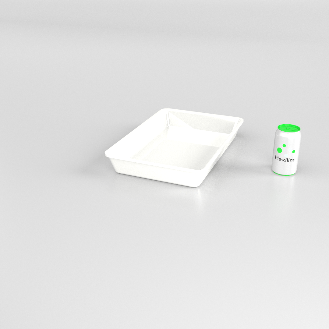 PLATEAU 420 X 280 X 060 MM BLANC