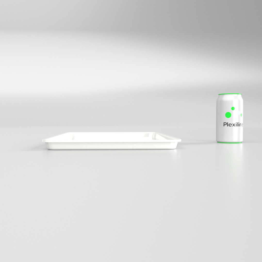 PLATEAU 420 X 280 X 020 MM BLANC
