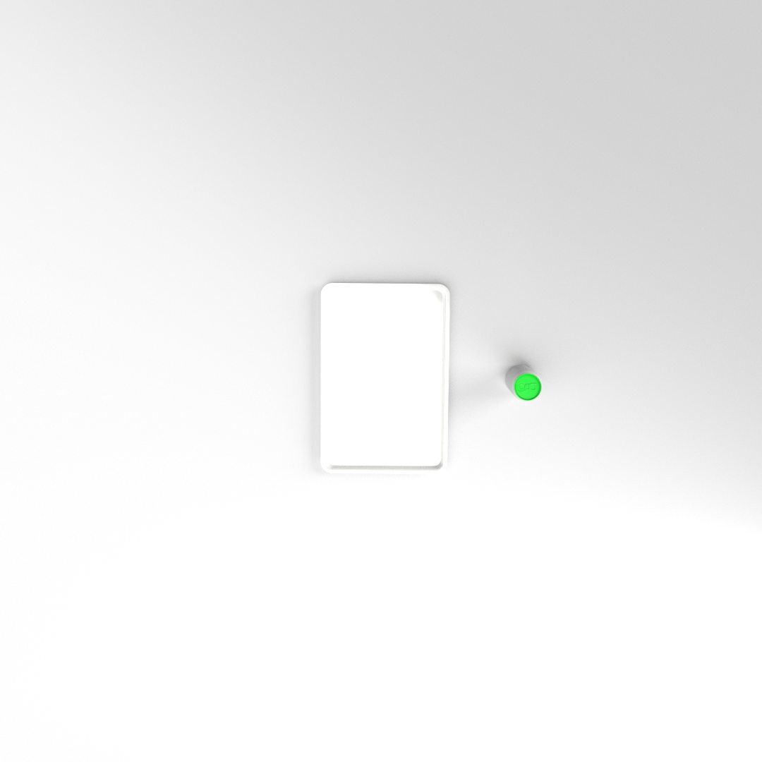 PLATEAU 420 X 280 X 020 MM BLANC