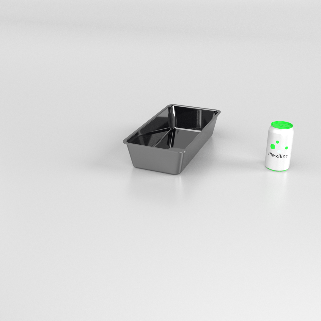PLATEAU 360 X 180 X 080 MM NOIR
