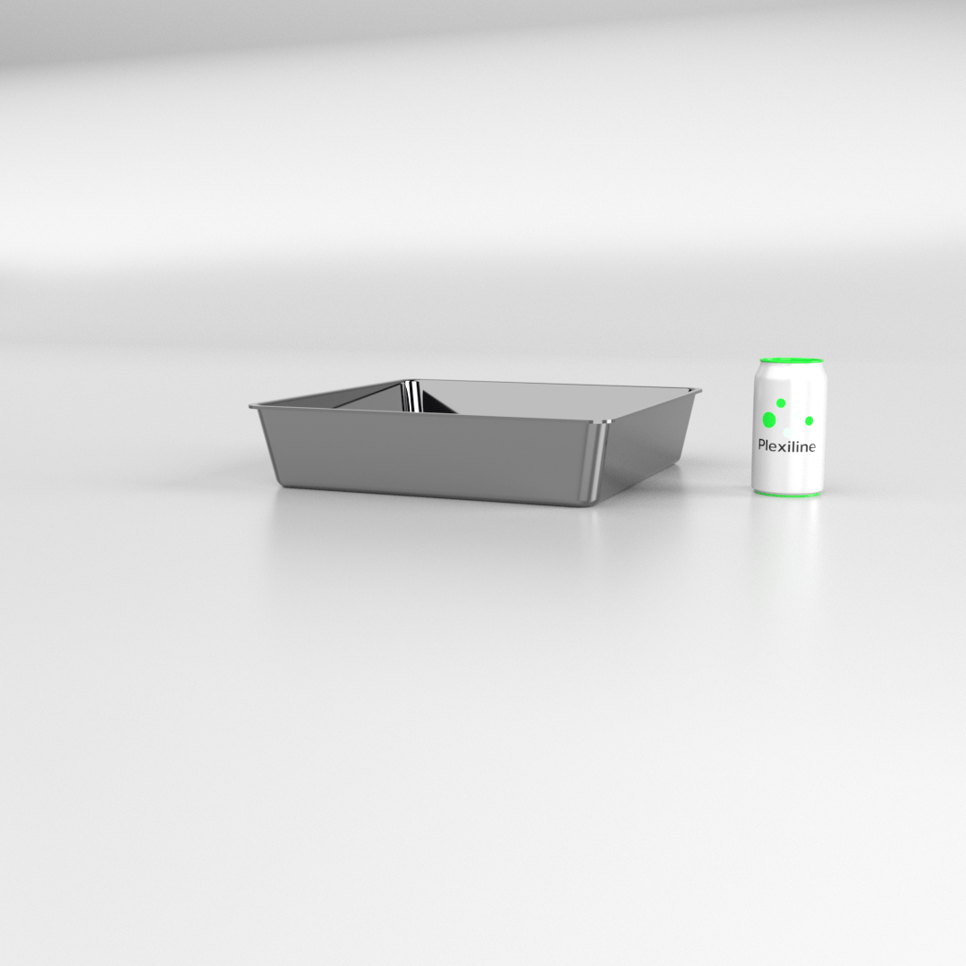 PLATEAU 360 X 360 X 080 MM NOIR