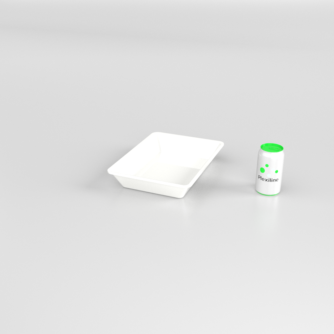 PLATEAU 320 X 235 X 050 MM BLANC (CL695)