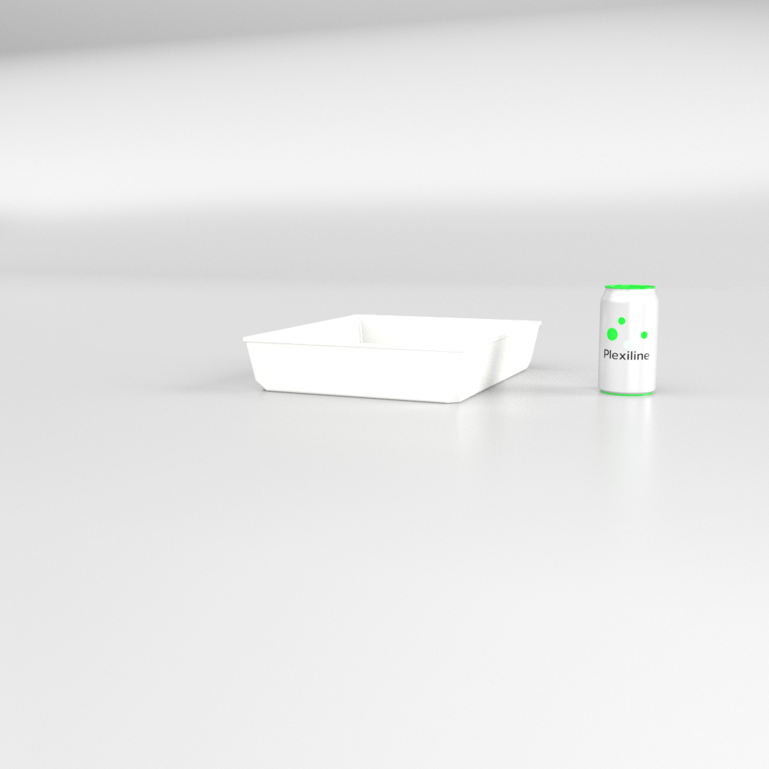 PLATEAU 325 X 265 X 060 MM BLANC
