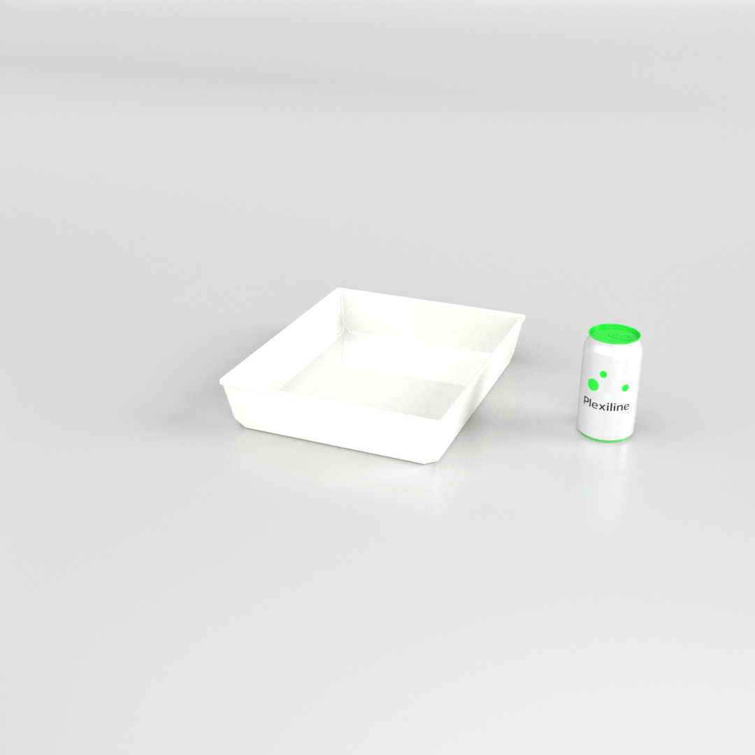 PLATEAU 325 X 265 X 060 MM BLANC