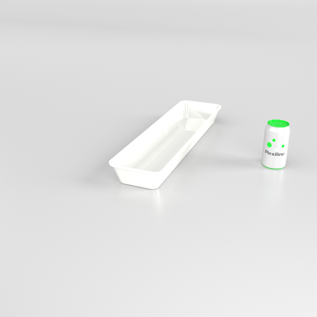 PLATEAU 560 X 140 X 050 MM BLANC
