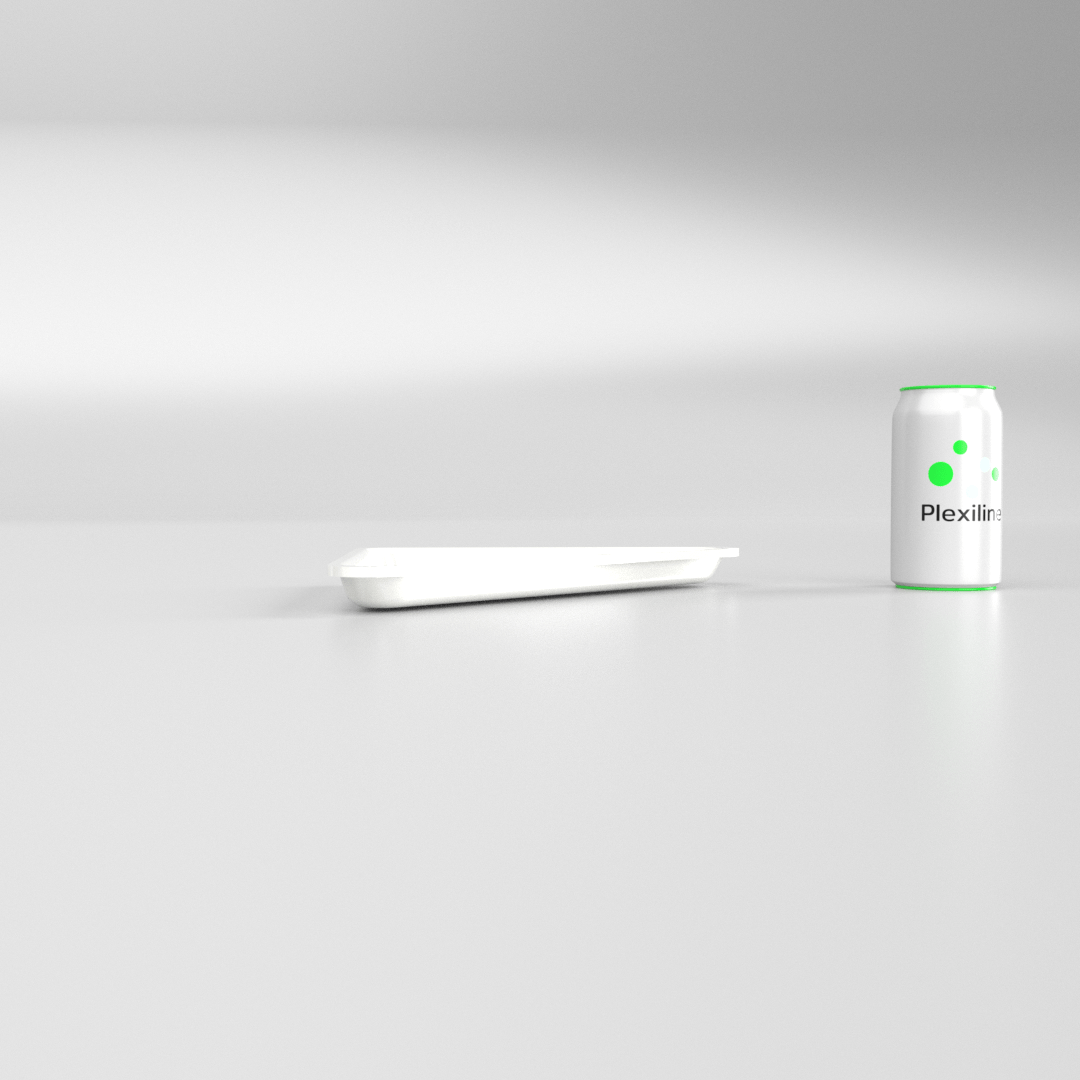TRIANGLE 270 X 270 X 20 MM BLANC