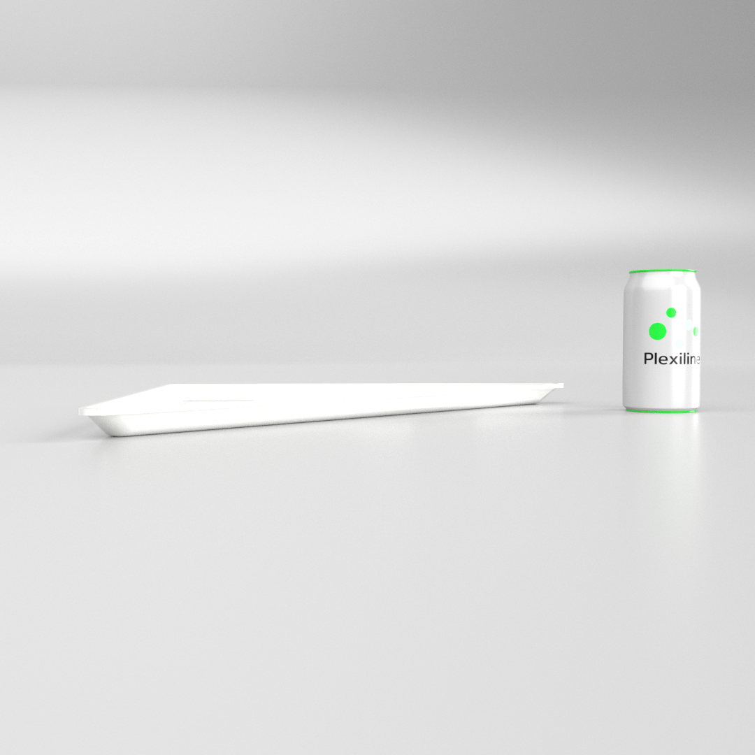 TRIANGLE 400 X 400 X 20 MM BLANC