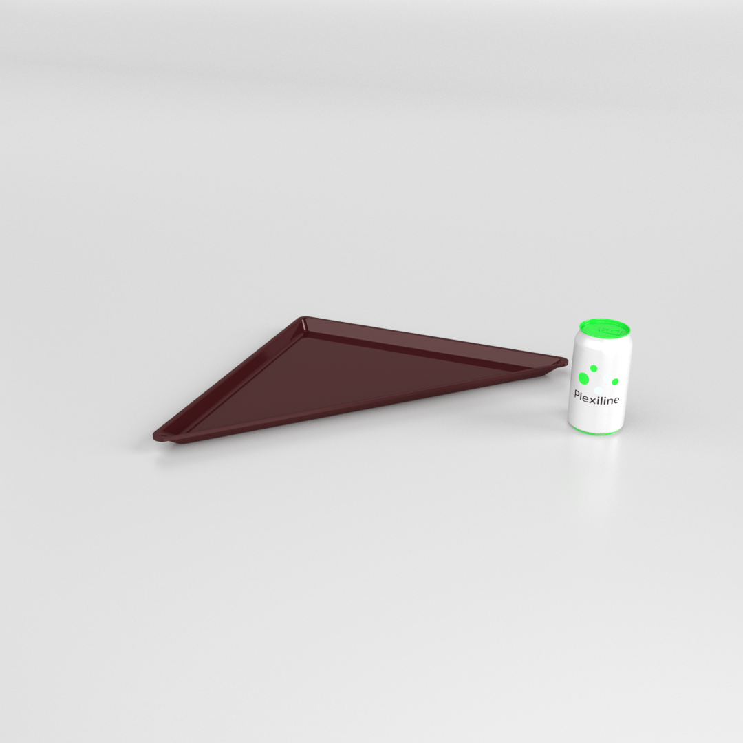 TRIANGLE 400 X 400 X 20 MM BORDEAUX