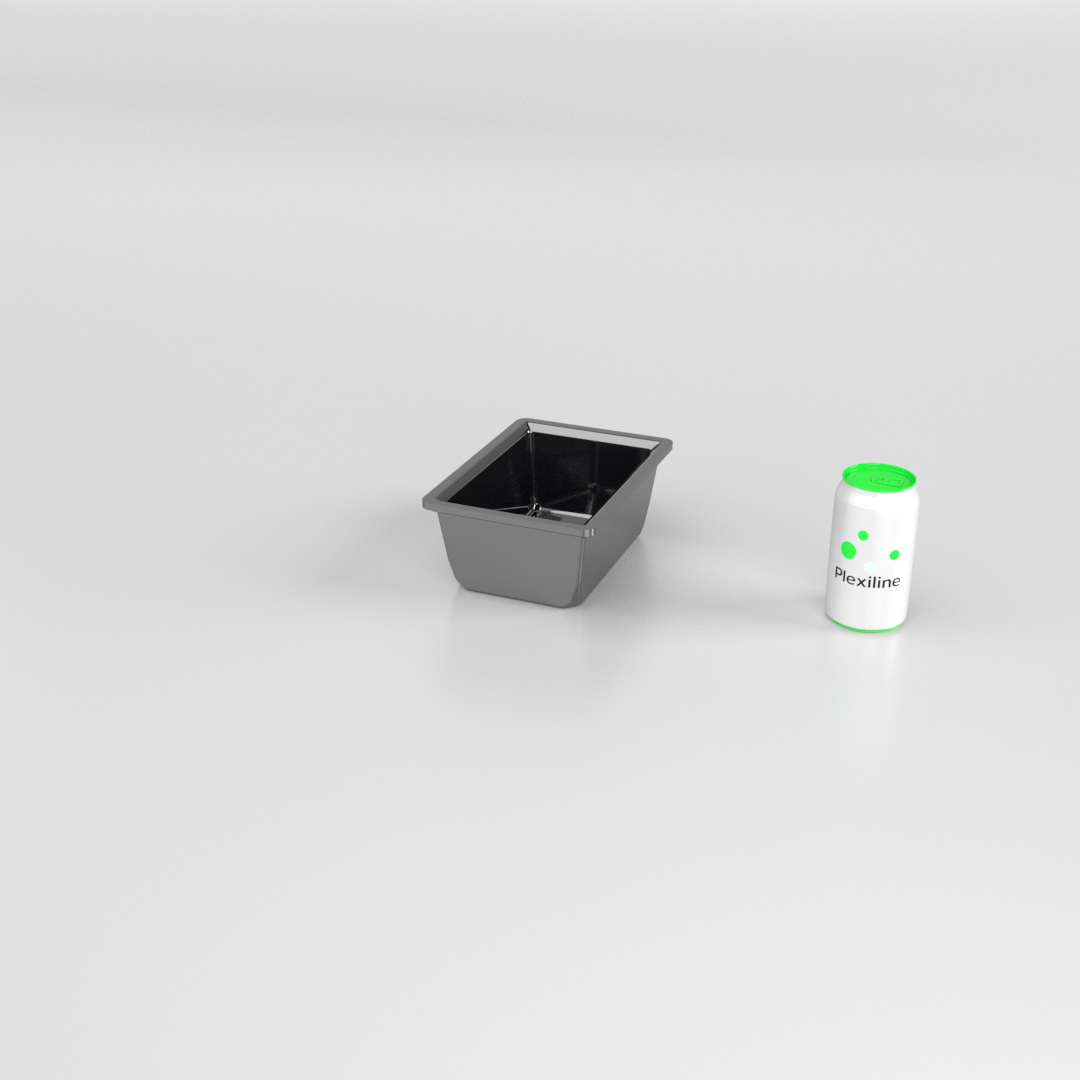 SALADIER RECTANGULAIRE 1 LITRE NOIR